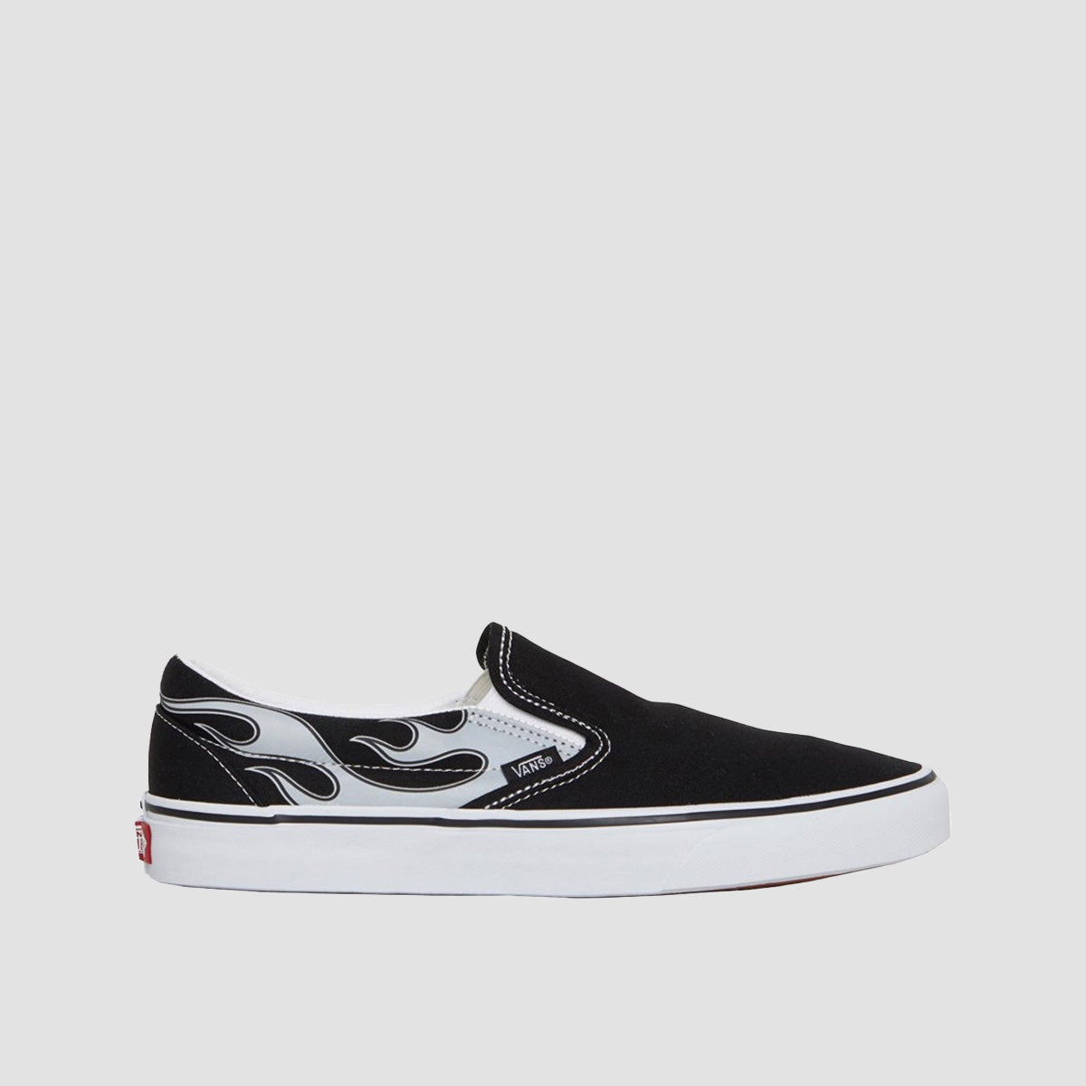 Vans Classic Slip-On Shoes - Reflective Flame Black