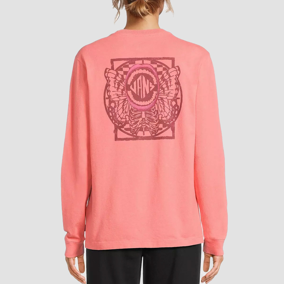 Vans Ethereal Bff Longsleeve T-Shirt Porcelain Rose - Womens