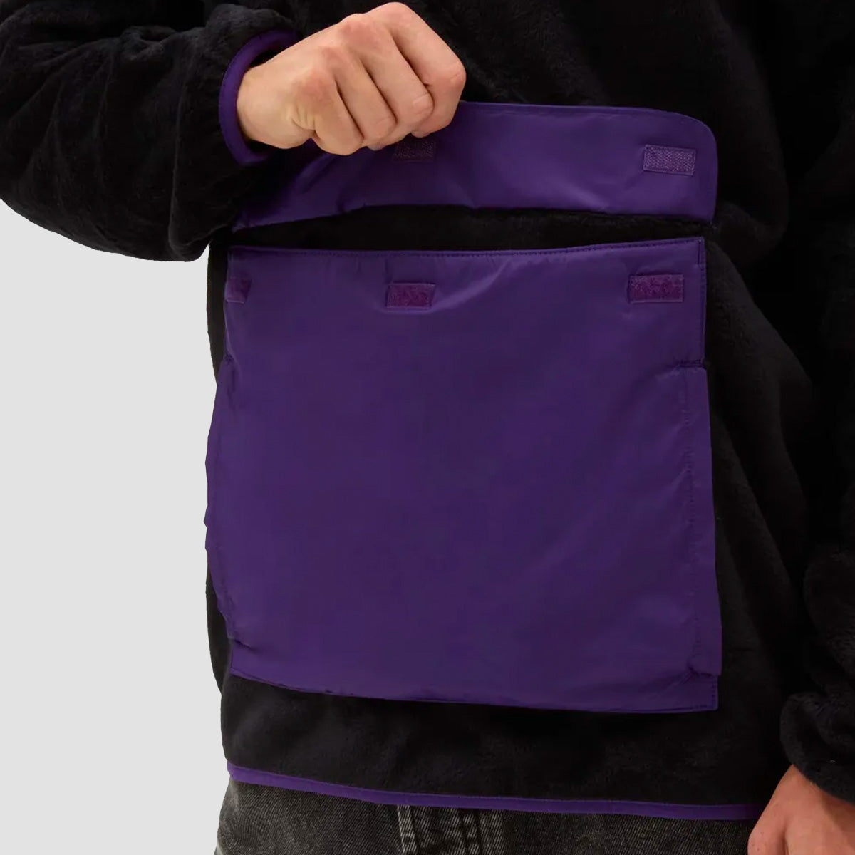 Vans Mammoth Pullover Jacket Black/Violet Indigo