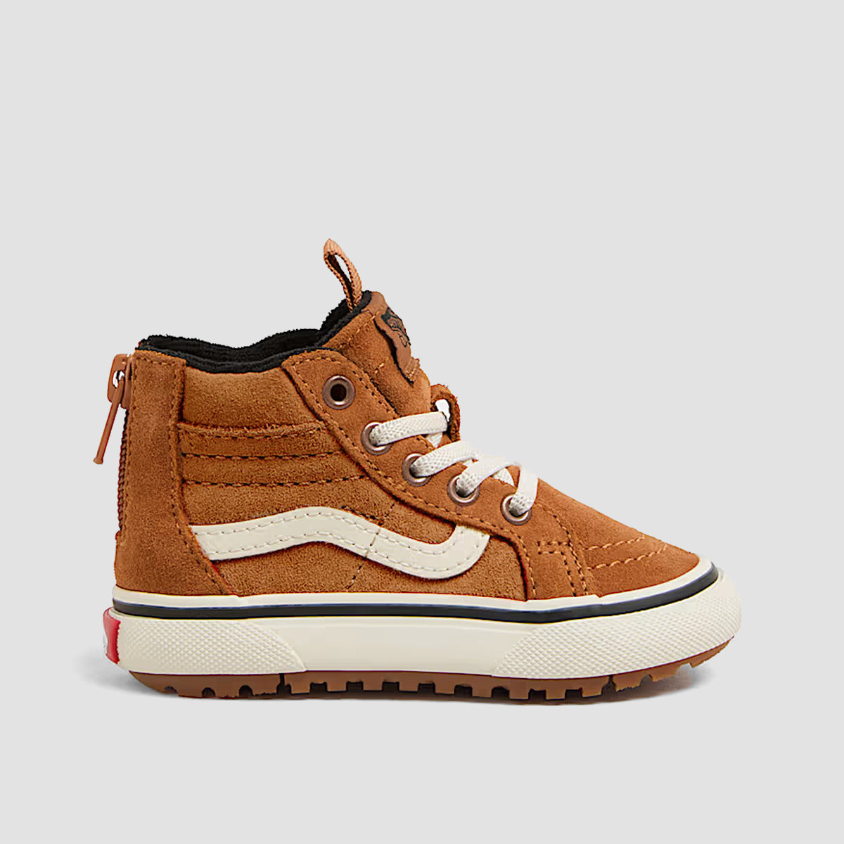 Vans MTE SK8-Hi Zip High Top Shoes - Glazed Ginger - Kids