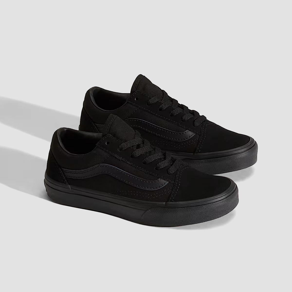 Vans Old Skool Shoes - Black Mono - Kids