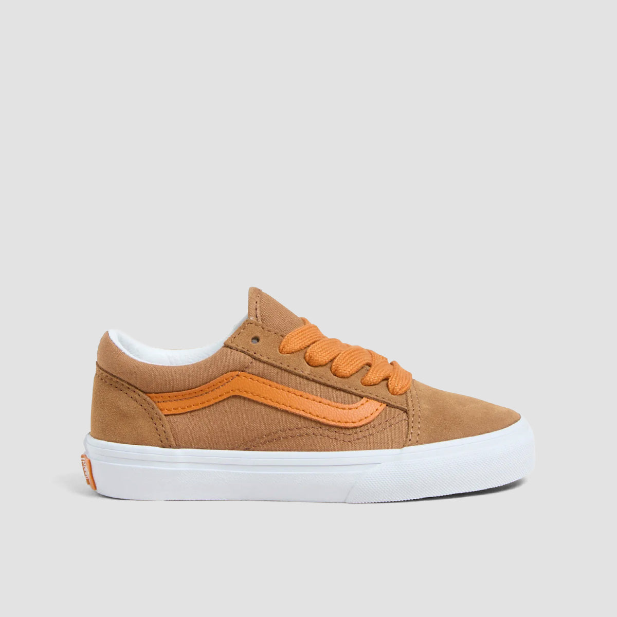 Vans Old Skool Shoes - POP Brown/Orange - Kids