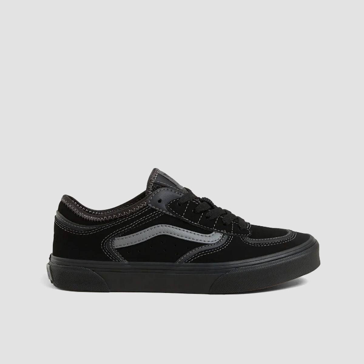 Vans Rowley Classic Shoes - Black/Black/Pewter - Kids