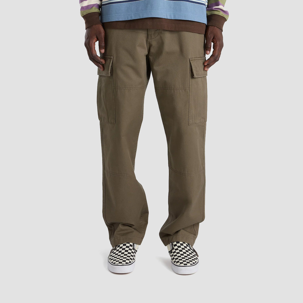 Vans with cargo fashion pants