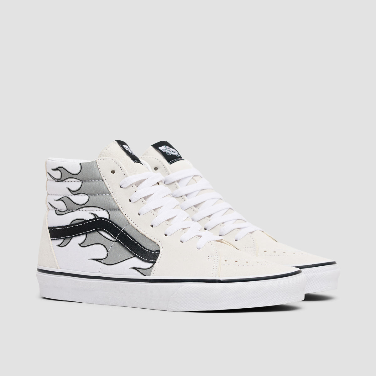 Vans SK8-Hi Shoes - Reflective Flame True White
