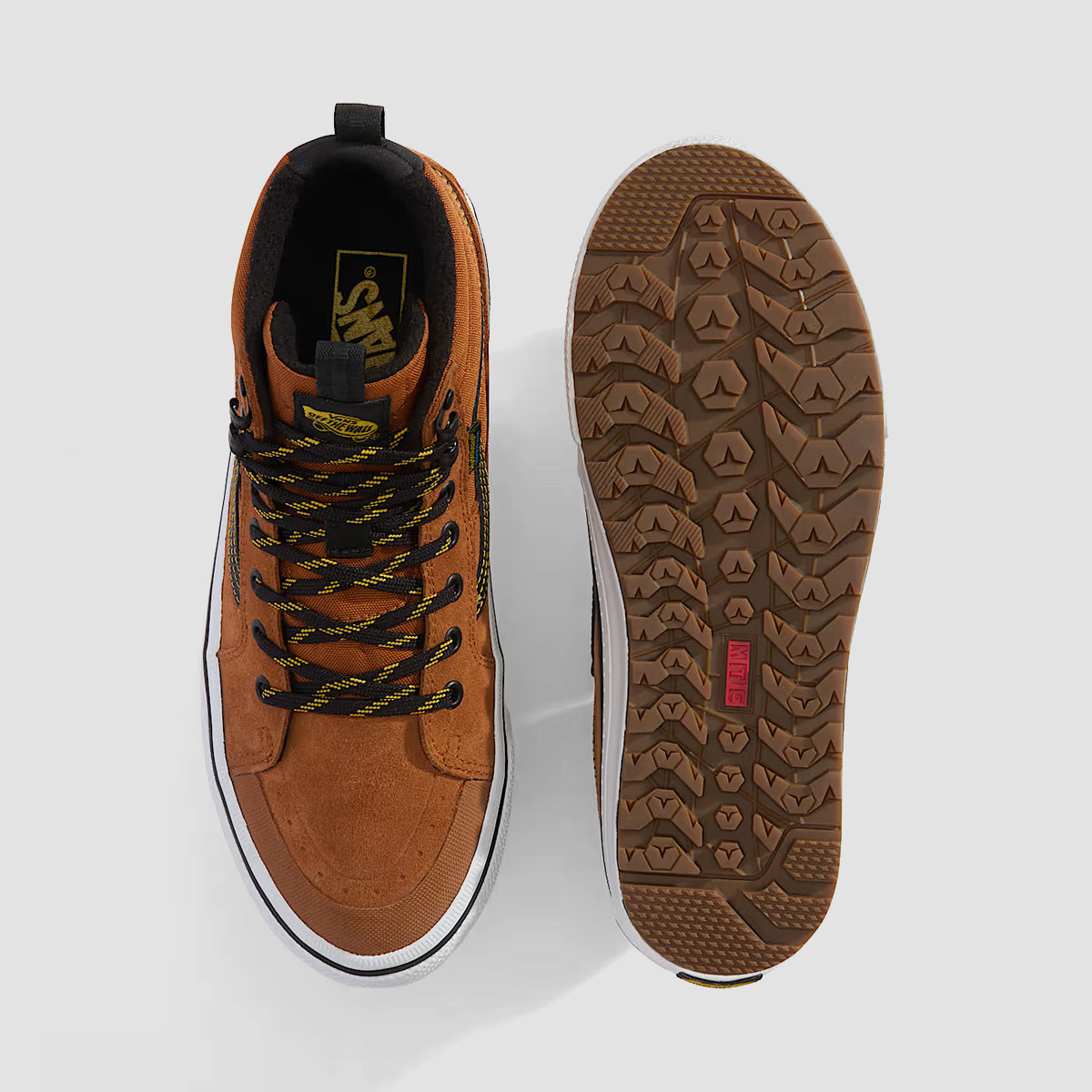 Vans Sk8-Hi Waterproof Insulated MTE High Top Shoes - Glazed Ginger