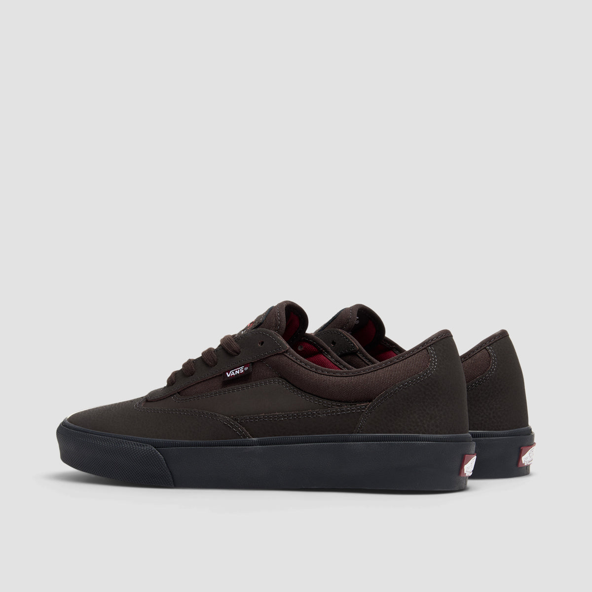 Vans Skate Curren Caples Shoes - Dark Brown