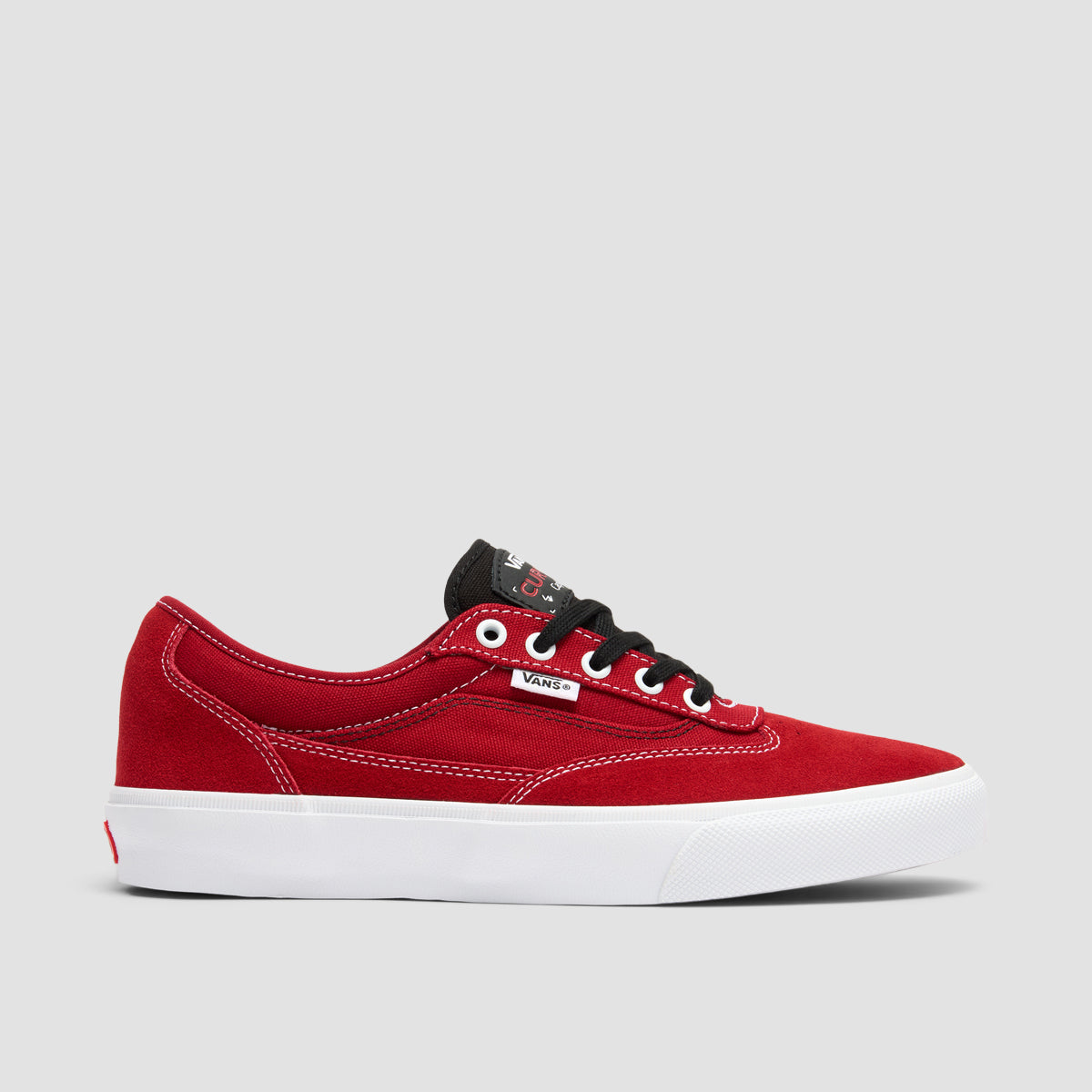 Vans Skate Curren Caples Shoes - Red/White