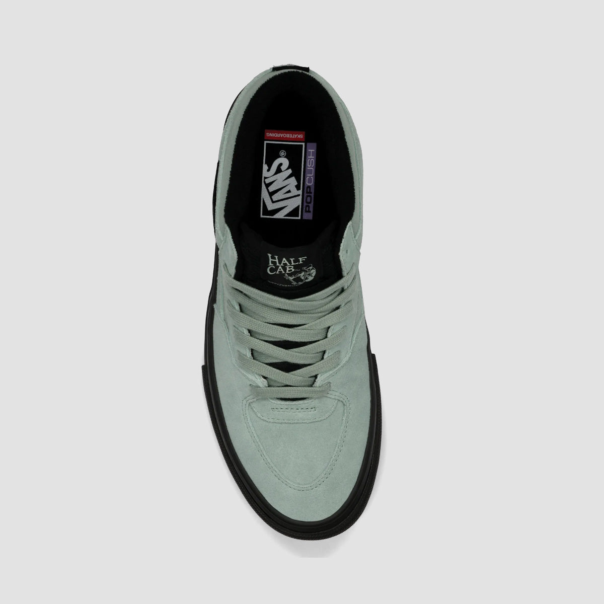 Vans Skate Half Cab Mid Top Shoes - Gray Olive