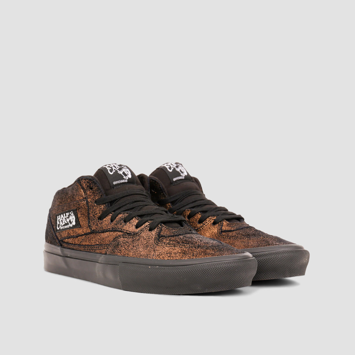 Vans Skate Half Cab Mid Top Shoes - Metallic Bronze