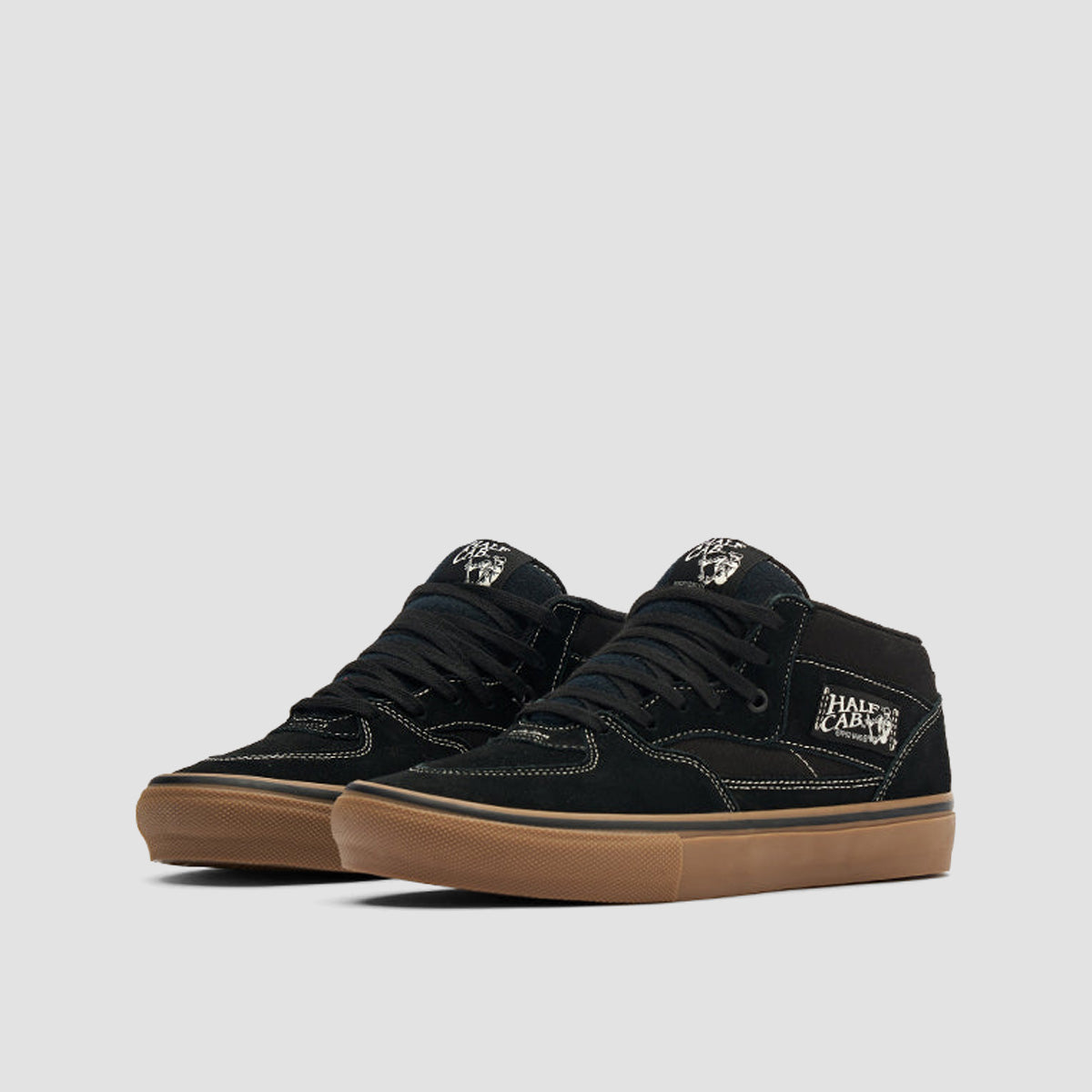 Vans Skate Half Cab Shoes - Black/Gum/White