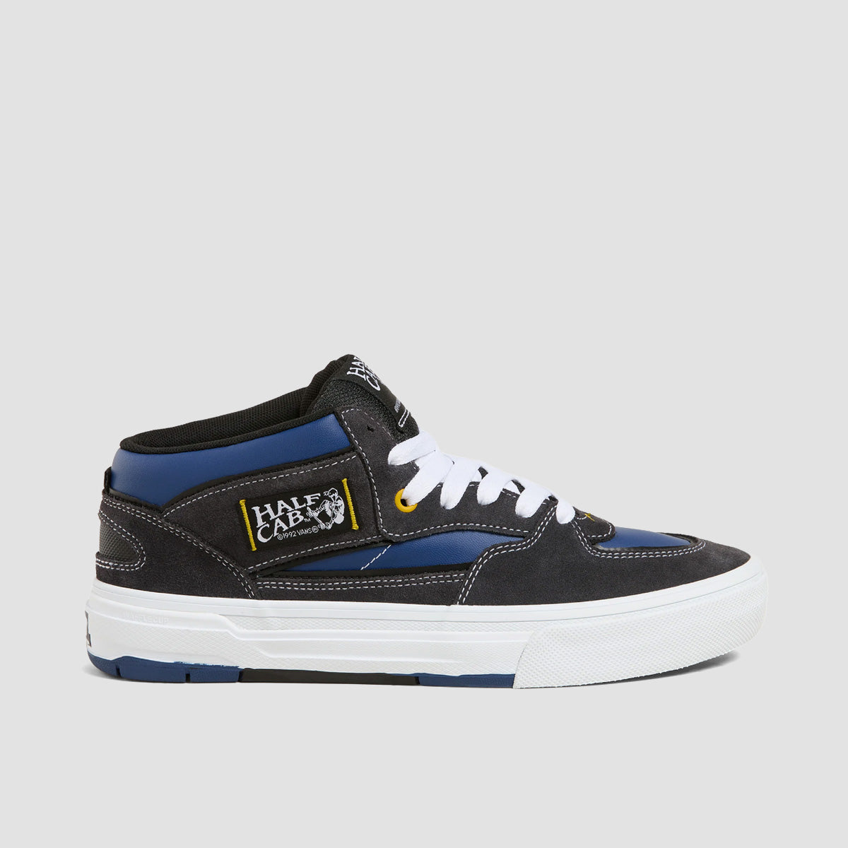 Vans Skate Half Cab WaffleCup Mid Top Shoes - Navy/Grey