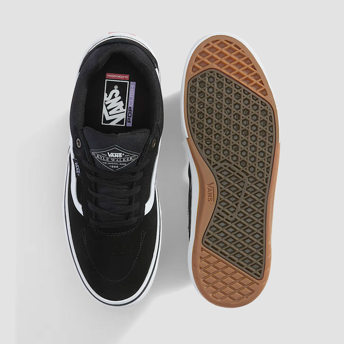 Vans Skate Kyle Walker WaffleCup Shoes - Black/White