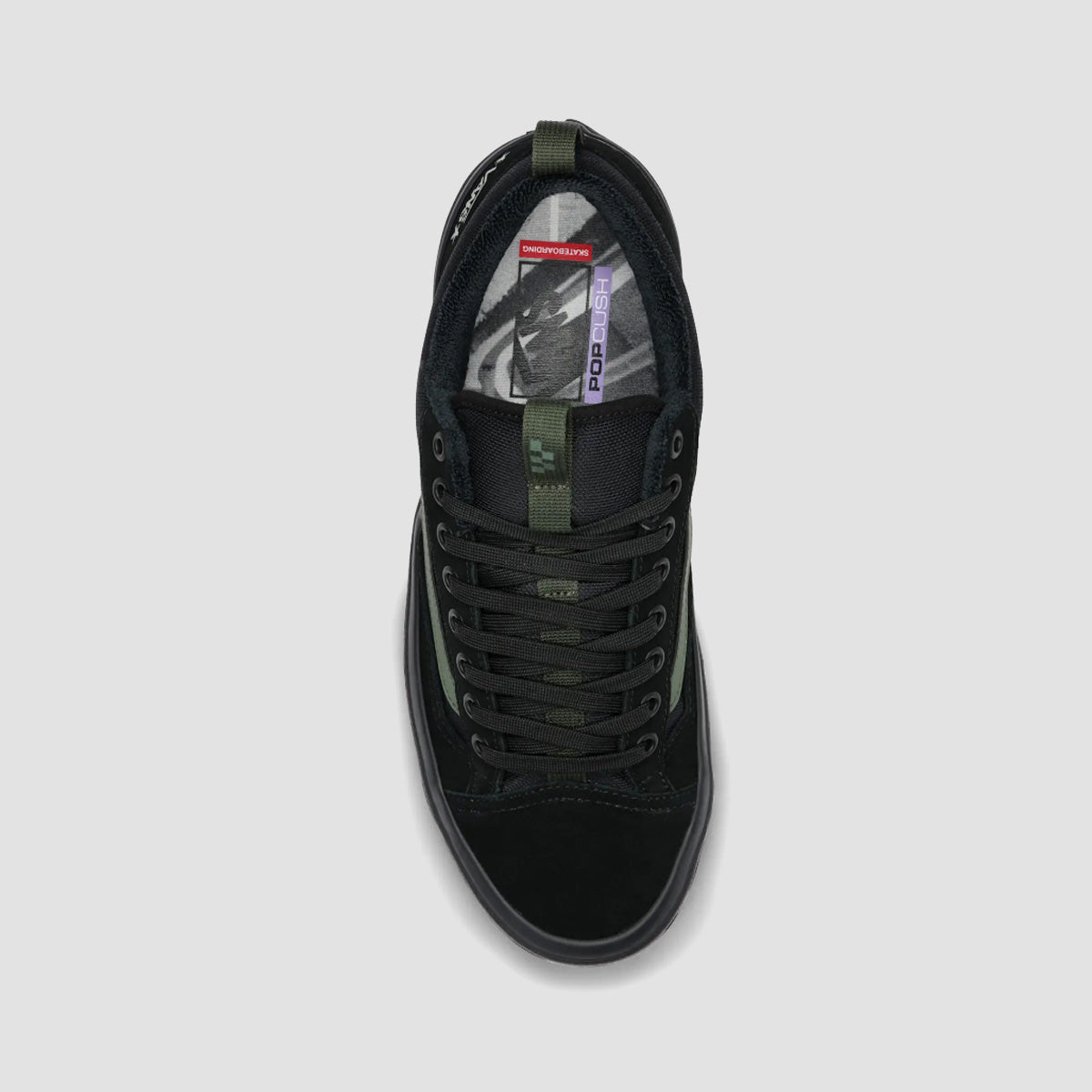 Vans Skate Old Skool 36 + Shoes - Atiba Black/Dark Green