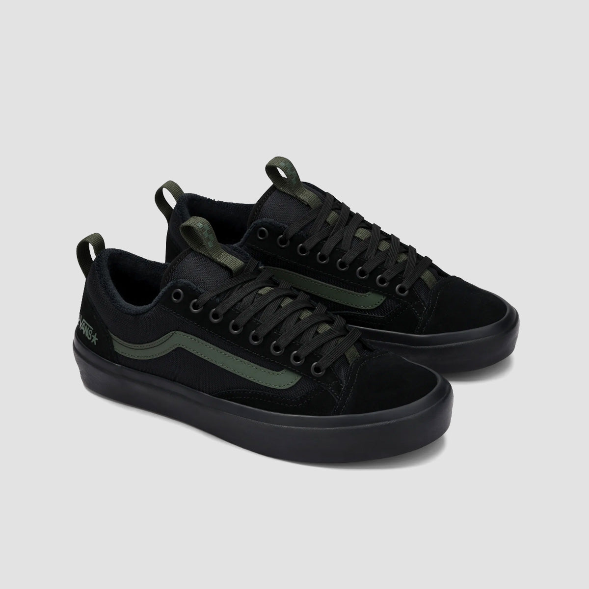 Vans Skate Old Skool 36 + Shoes - Atiba Black/Dark Green