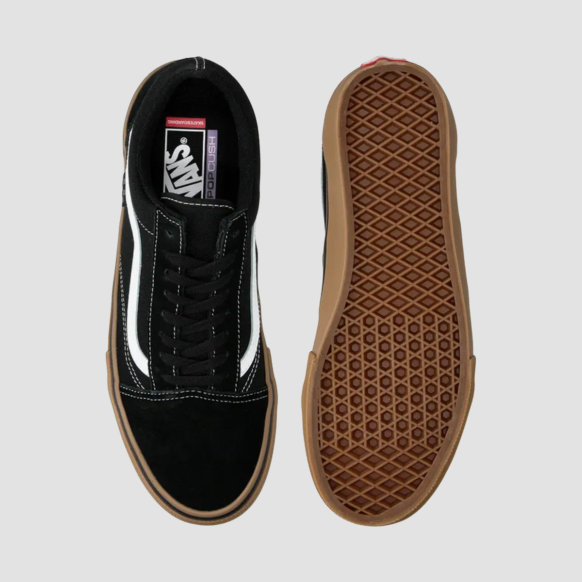 Vans Skate Old Skool Shoes - Black/Gum/White