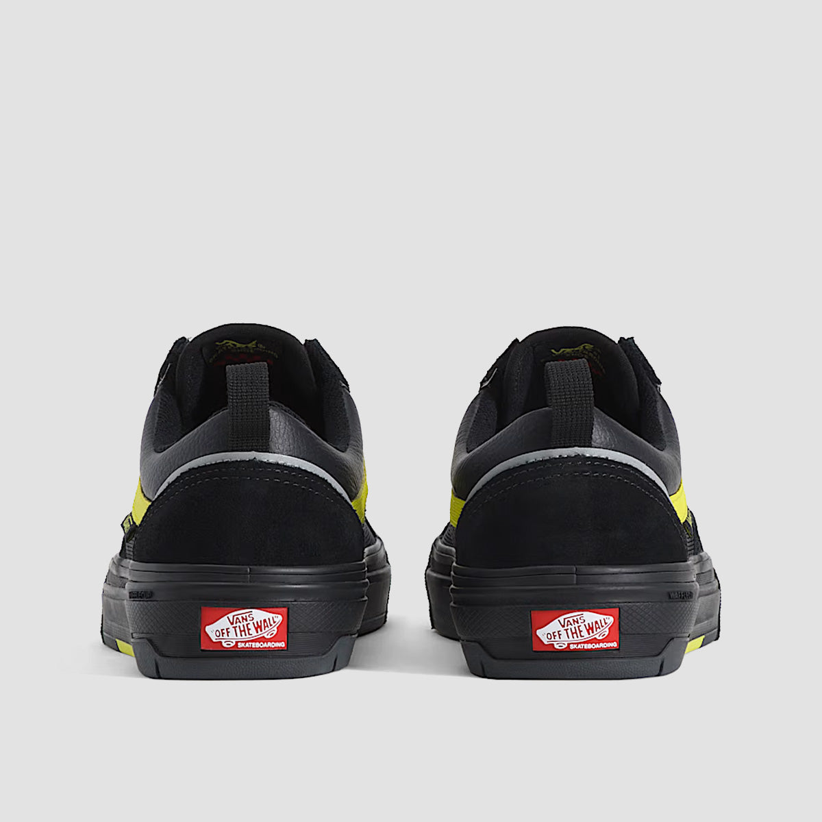 Vans Skate Old Skool Wafflecup Shoes - Reflective Black/Lime