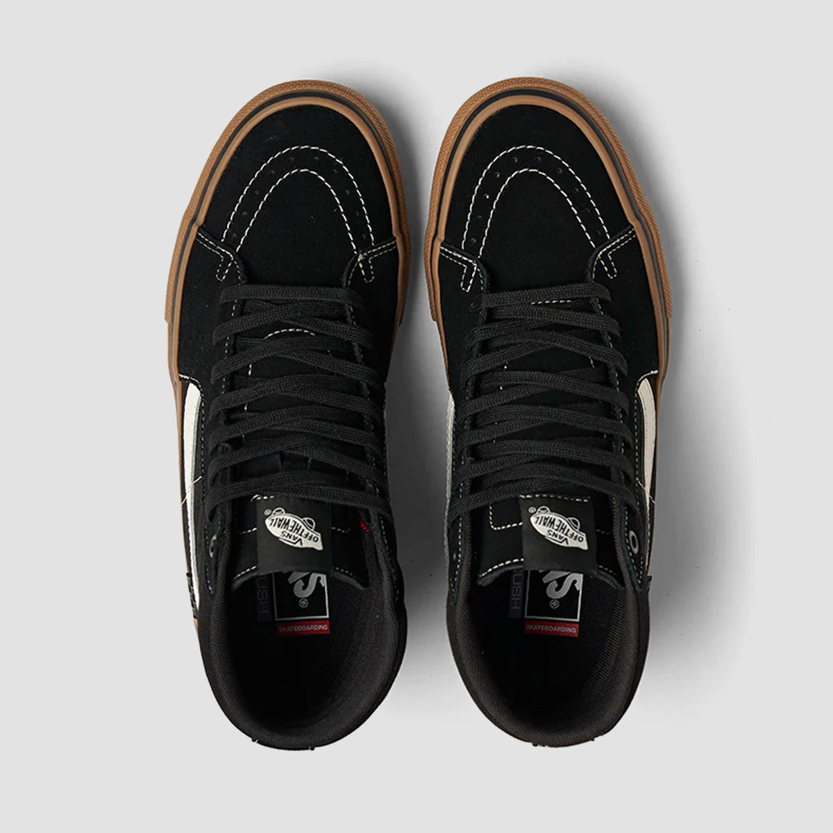 Vans Skate Sk8-Hi Shoes - Black/Gum/White