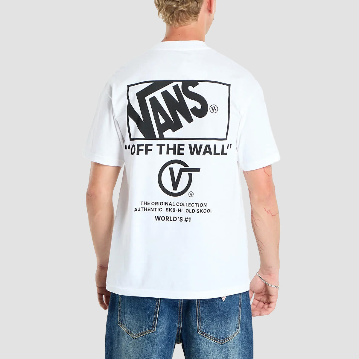 Vans Stacked Hi T-Shirt White