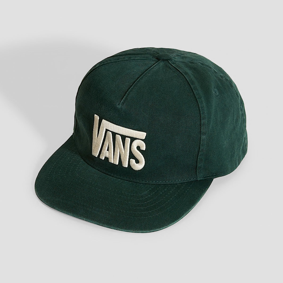 Vans Stretch Logo Snapback Cap Oil Green