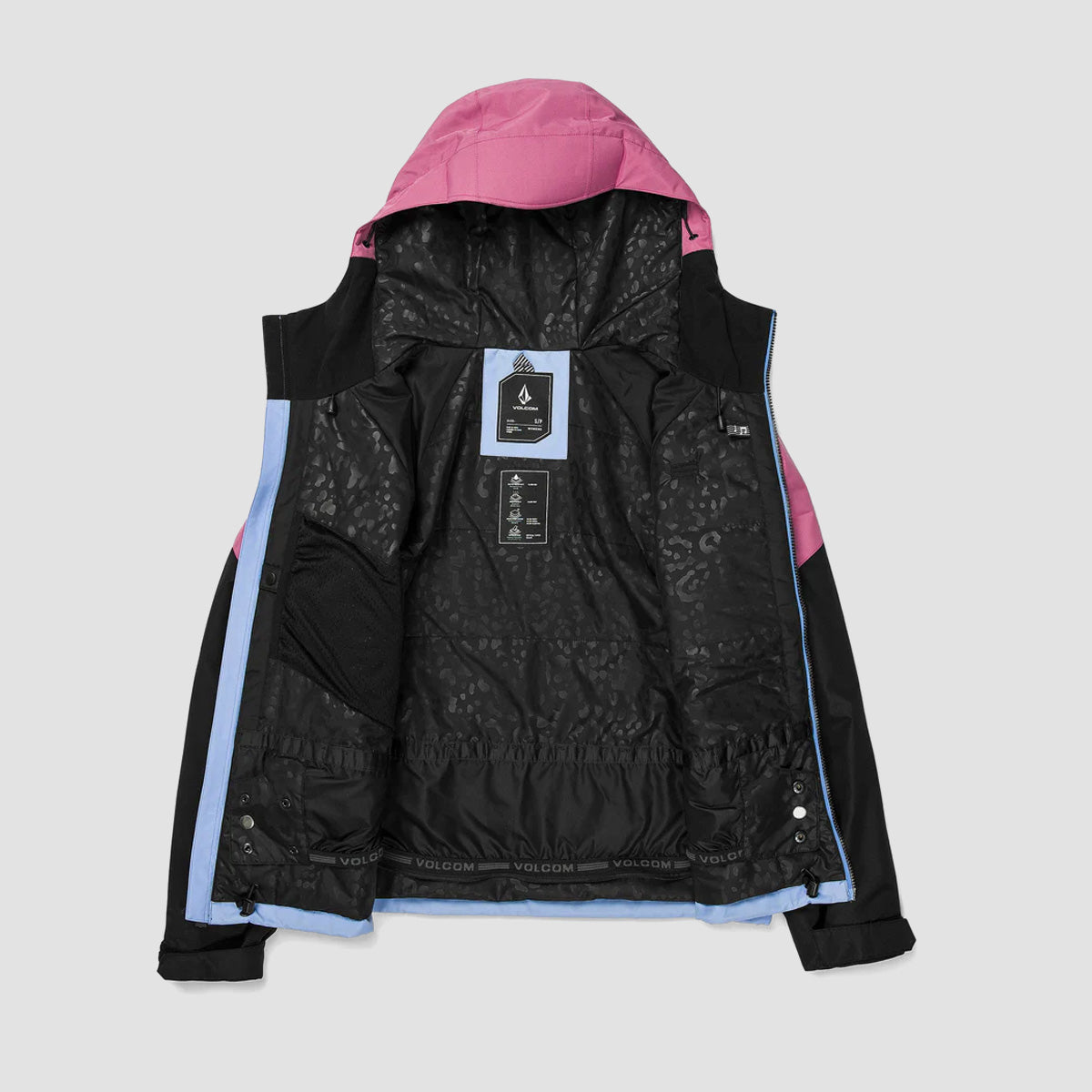 Volcom Agate Ins 10K Snow Jacket Crystal Blue - Womens