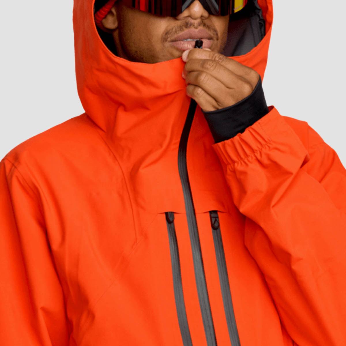 Volcom Anyox Guide Gore Pro Snow Shell Jacket Orange Shock