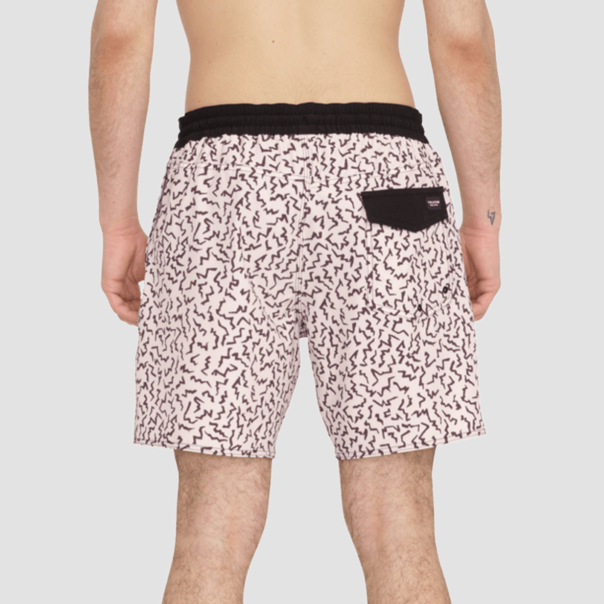 Volcom Asphalt Beach Trunk 17" Boardshorts Lilac Ash