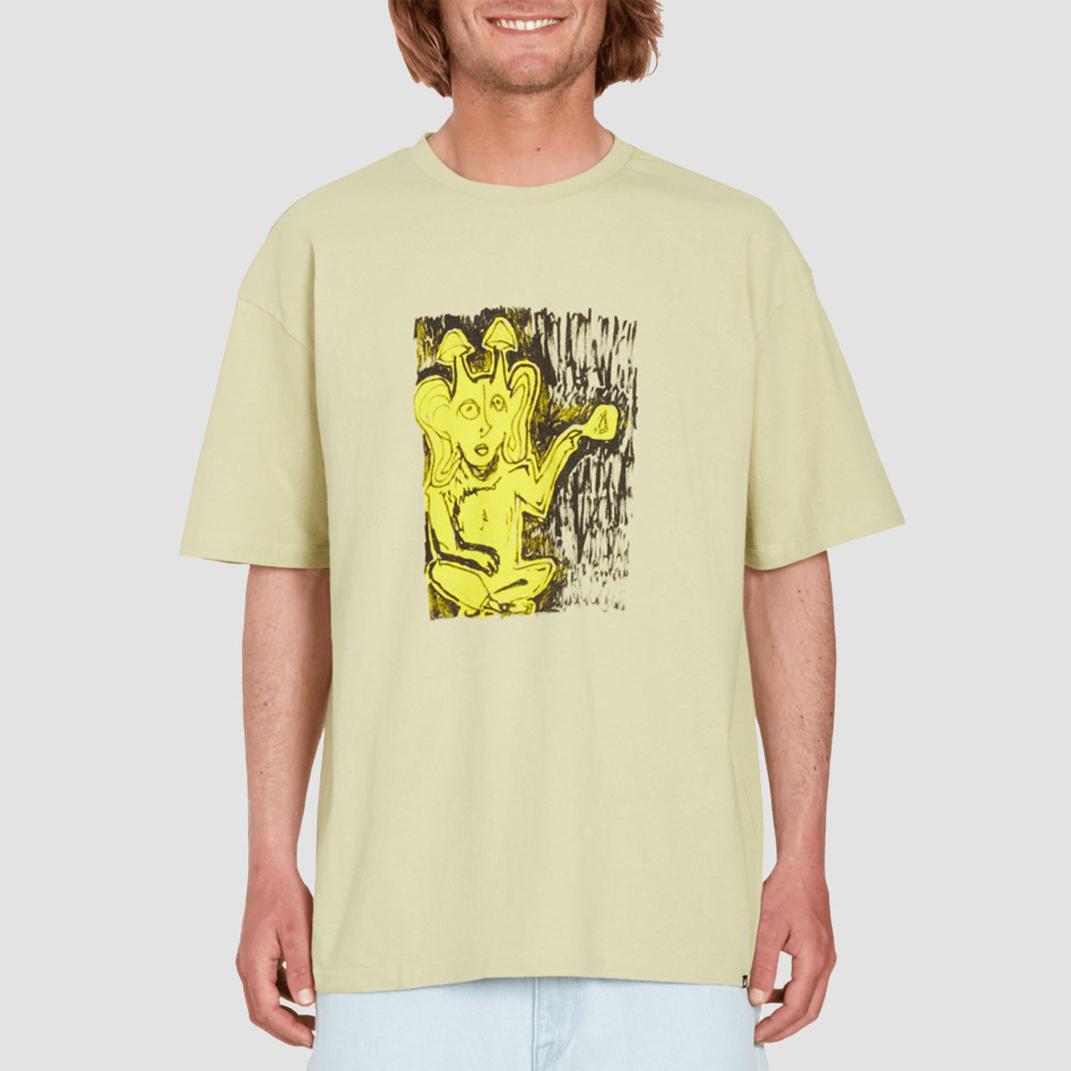 Volcom Balister Lse T-Shirt Lentil Green