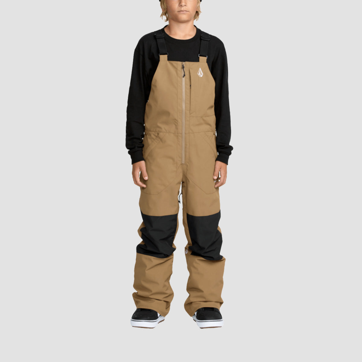 Volcom Barkley Ins Bib Overall Snow Pants Bronze - Kids