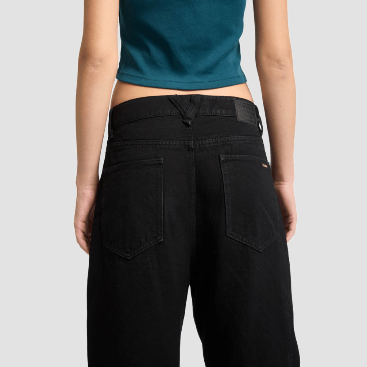 Volcom Beeggy Ultra Baggy Jeans Black Combo - Womens