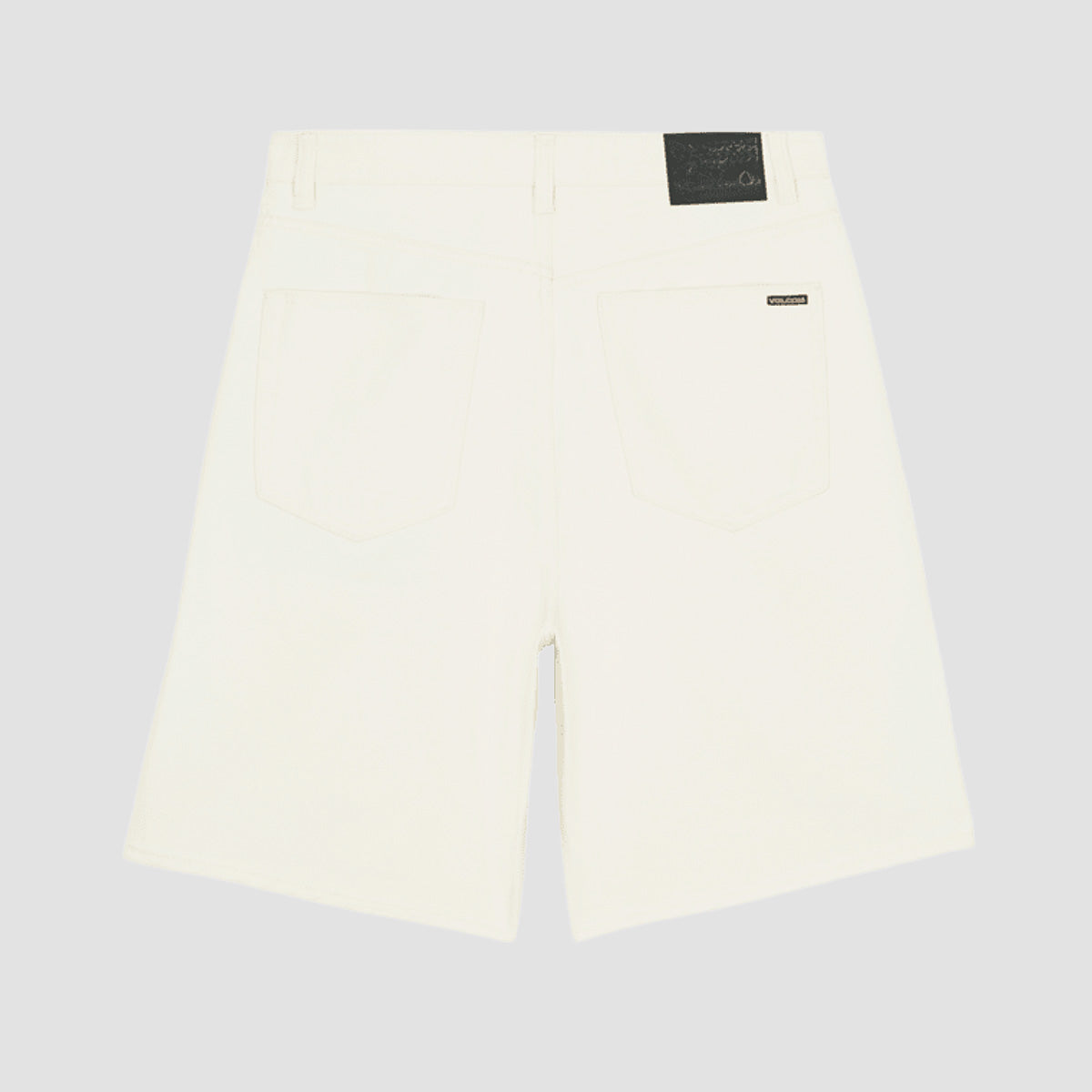 Volcom Billow 22" Denim Shorts Dirty White