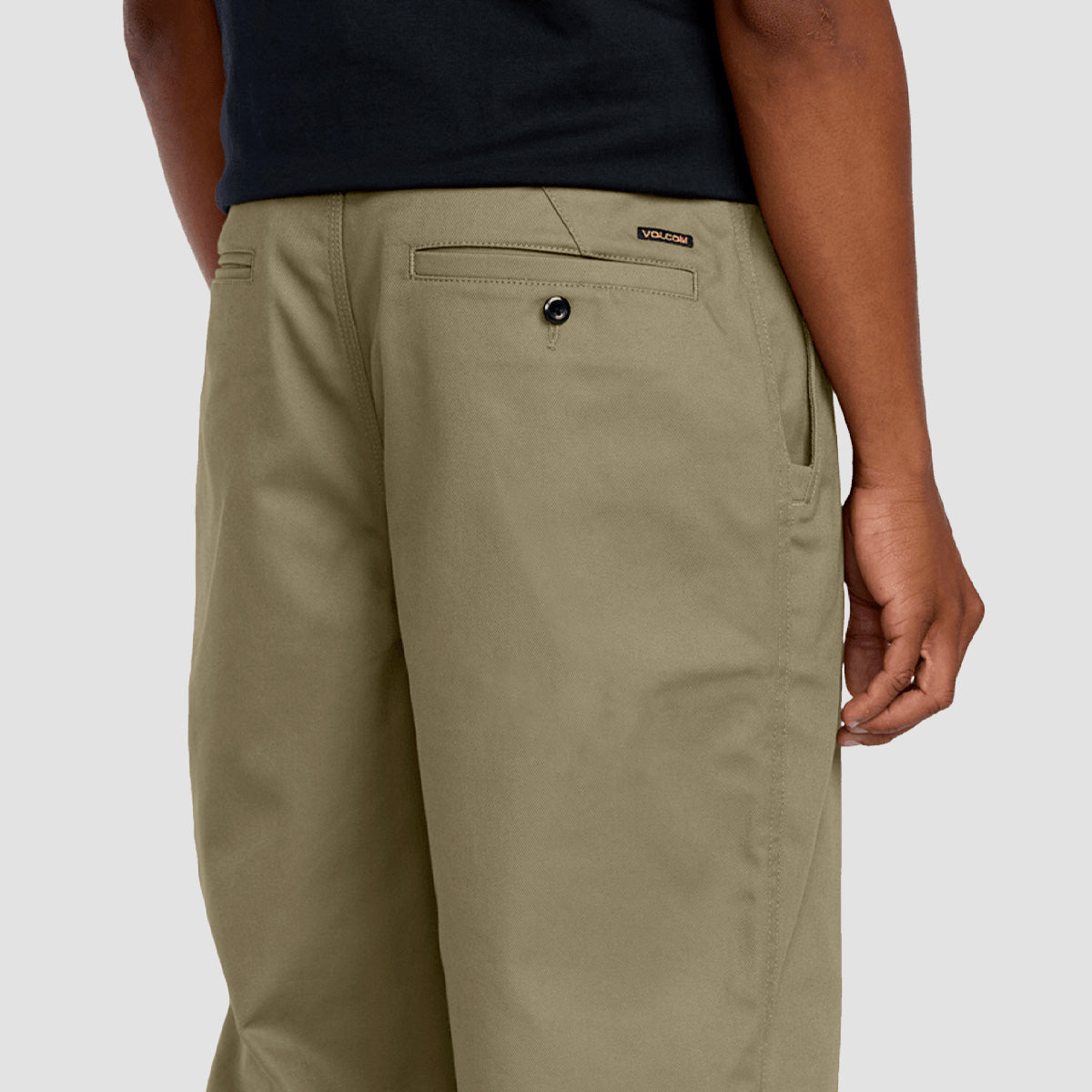 Volcom Billow Loose Fit Chino Pants Brindle