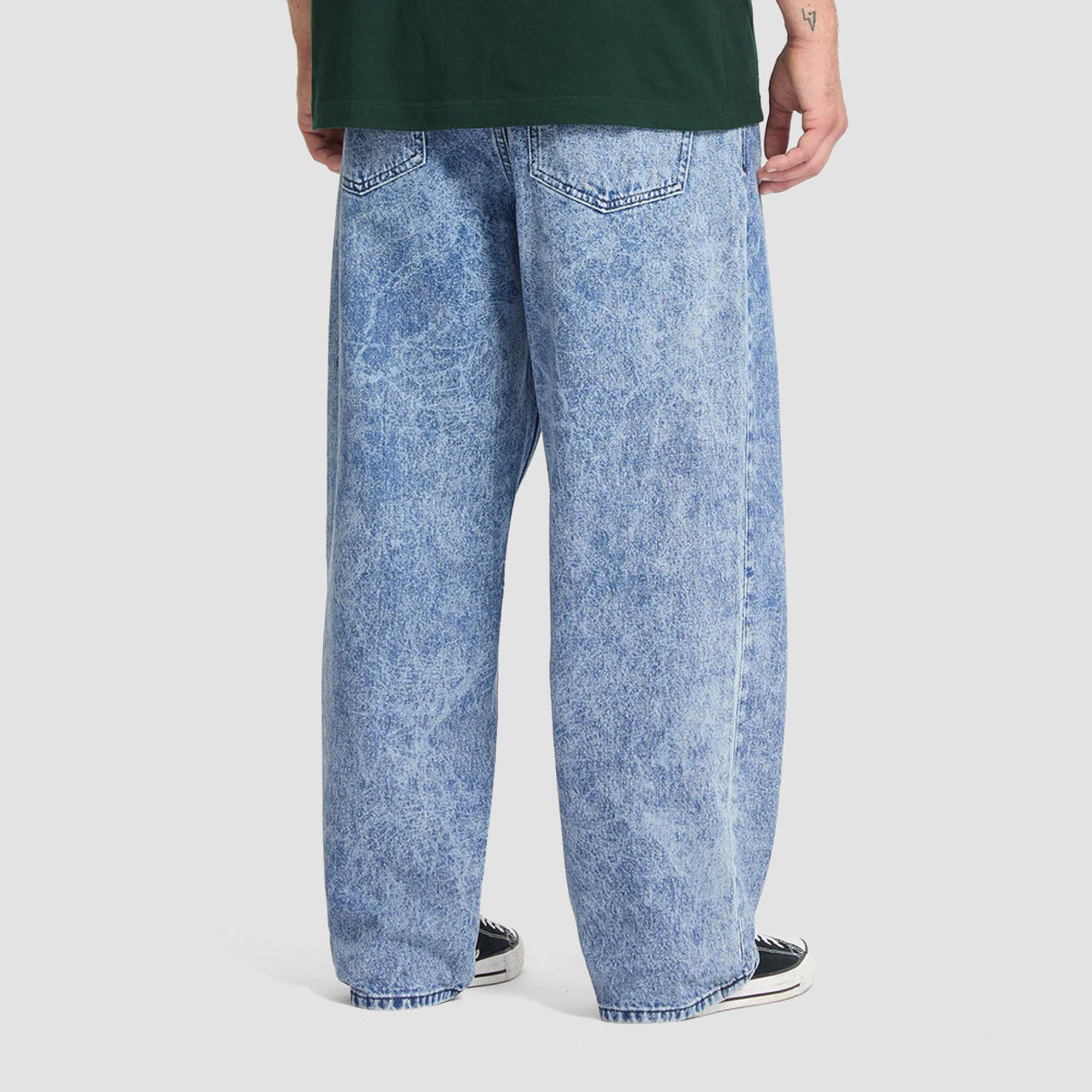 Volcom Billow Loose Fit Jeans Broken Blue