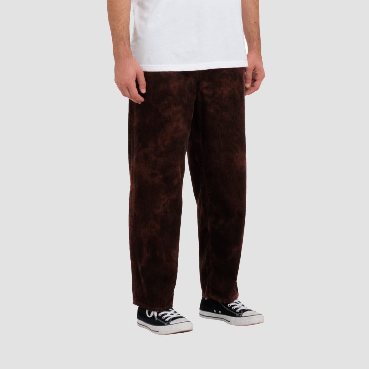 Volcom Billow Tapered Corduroy Pants Bitter Chocolate