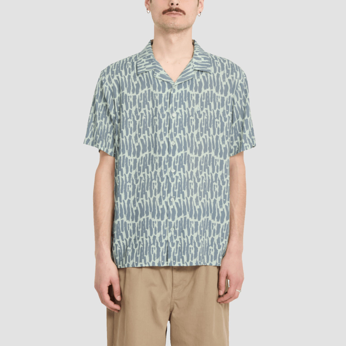 Volcom Boldstone Short Sleeve Shirt Tradewinds