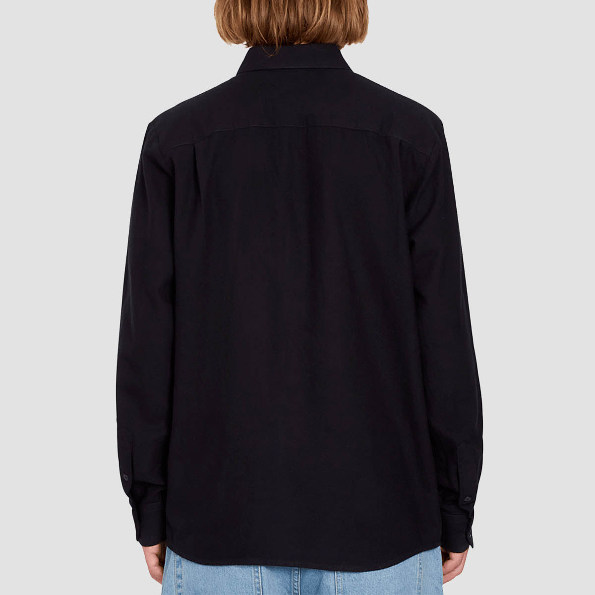 Volcom Caden Solid Longsleeve Shirt Black