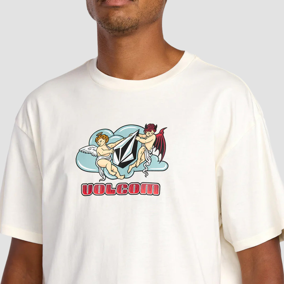 Volcom Cherubs T-Shirt Off White
