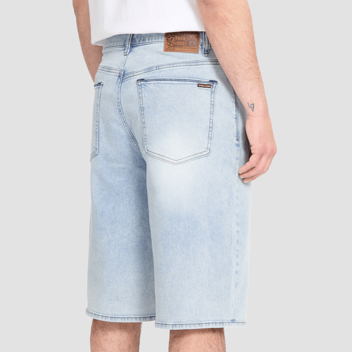 Volcom Chillow 24" Denim Shorts Desert Dirt Indigo