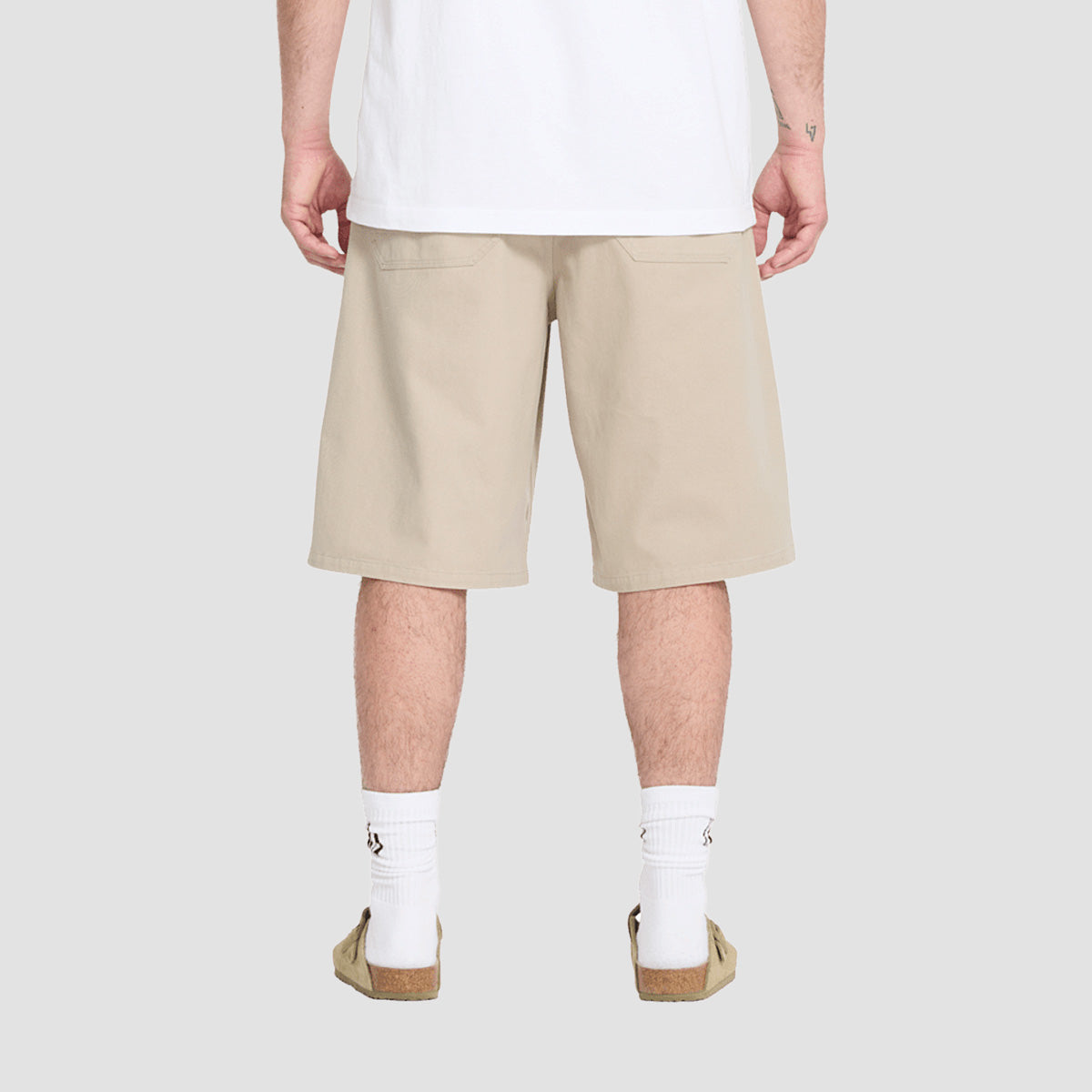 Volcom Chillow Pleat EW 24" Chino Shorts Light Khaki