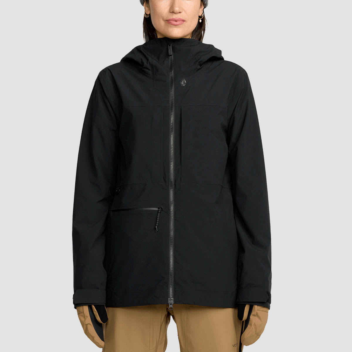 Volcom Cloudbreaker Stretch 30K Snow Jacket Black - Womens