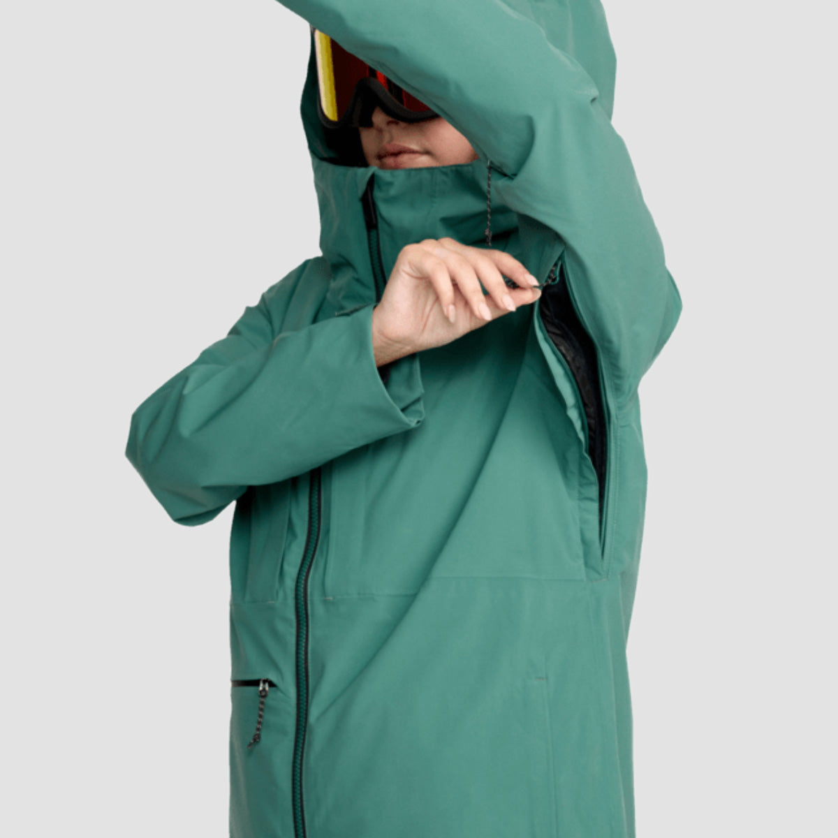 Volcom Cloudbreaker Stretch 30K Snow Jacket Spruce Green - Womens