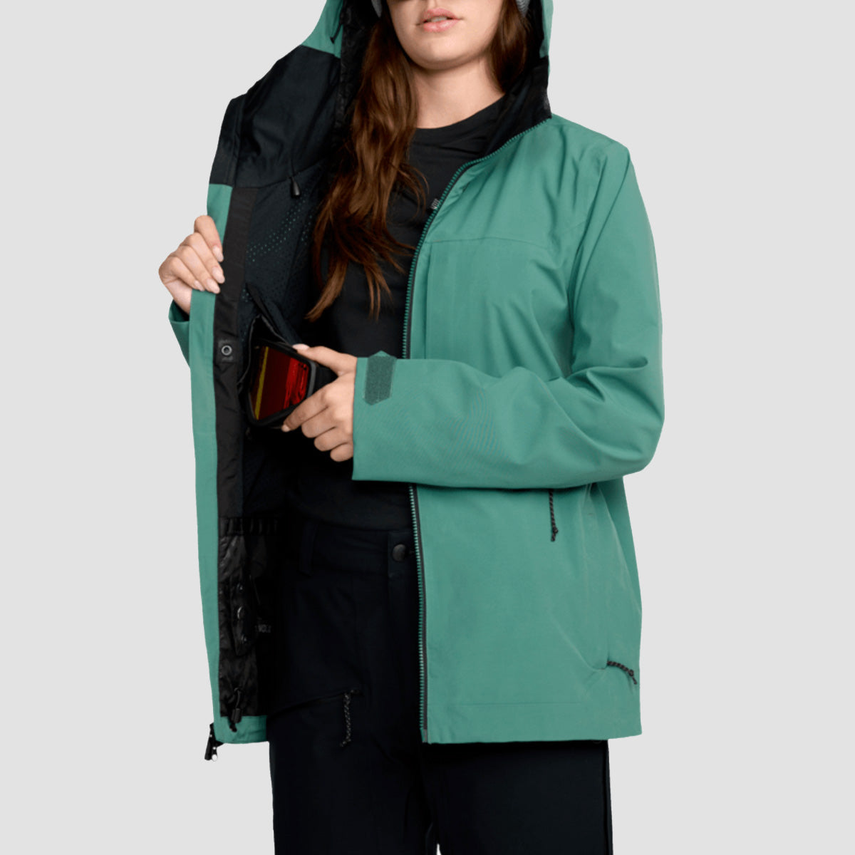 Volcom Cloudbreaker Stretch 30K Snow Jacket Spruce Green - Womens