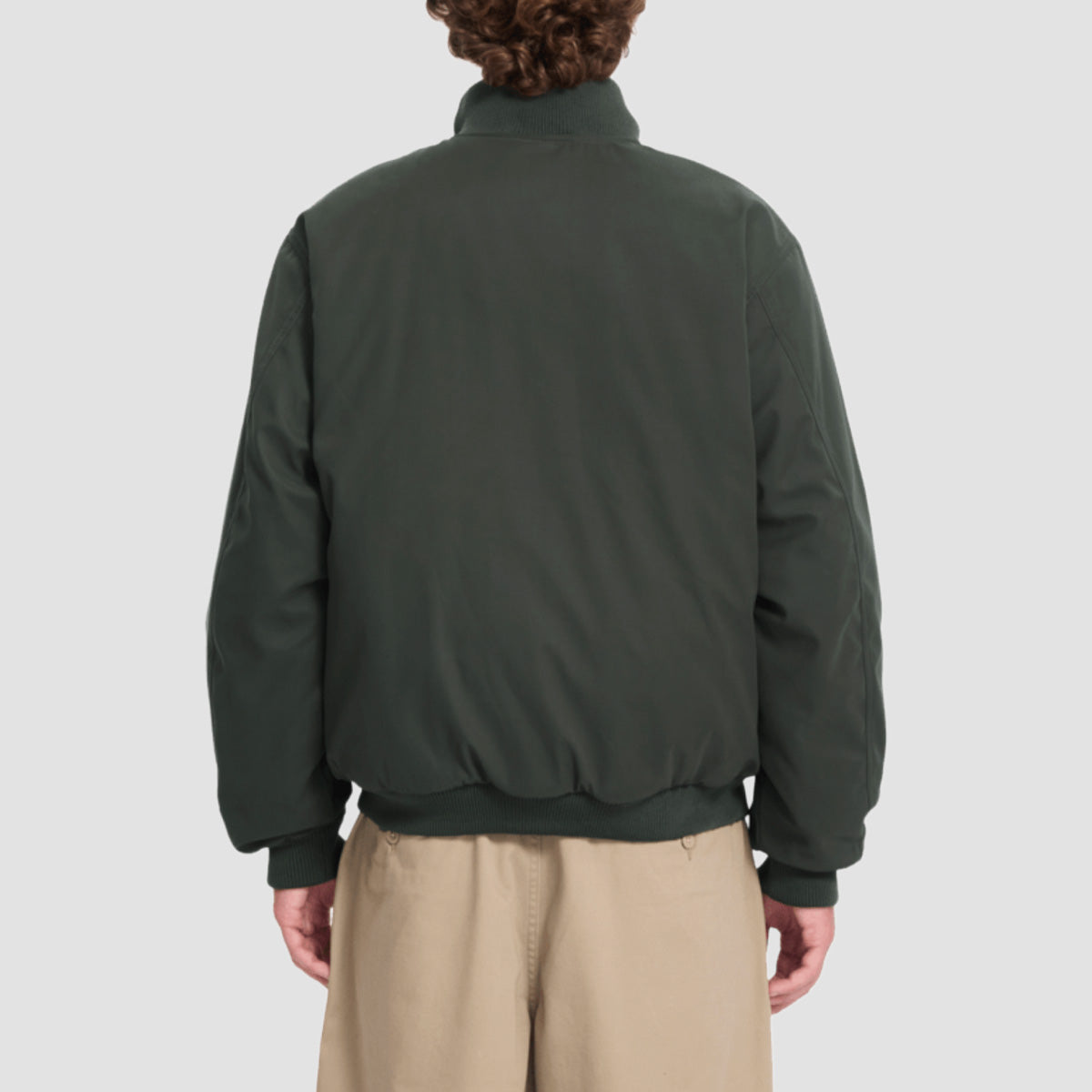 Volcom Damerman Bomber Jacket Rinsed Black
