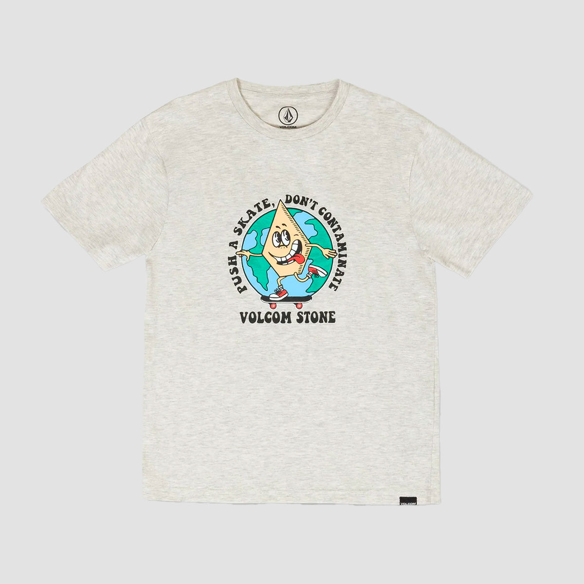 Volcom Dontcontaminate T-Shirt Bone Heather - Kids