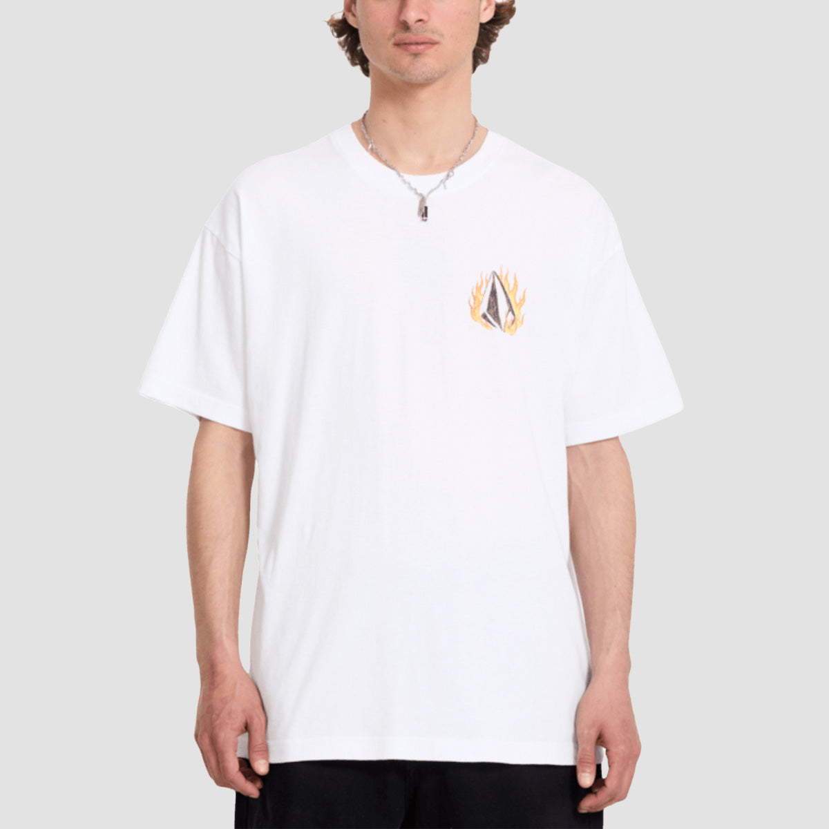 Volcom Double Fantasy LSE T-Shirt White