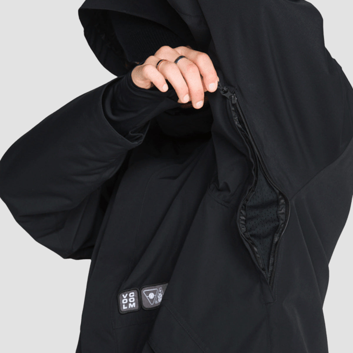 Volcom Double Ins 10K Snow Jacket Black
