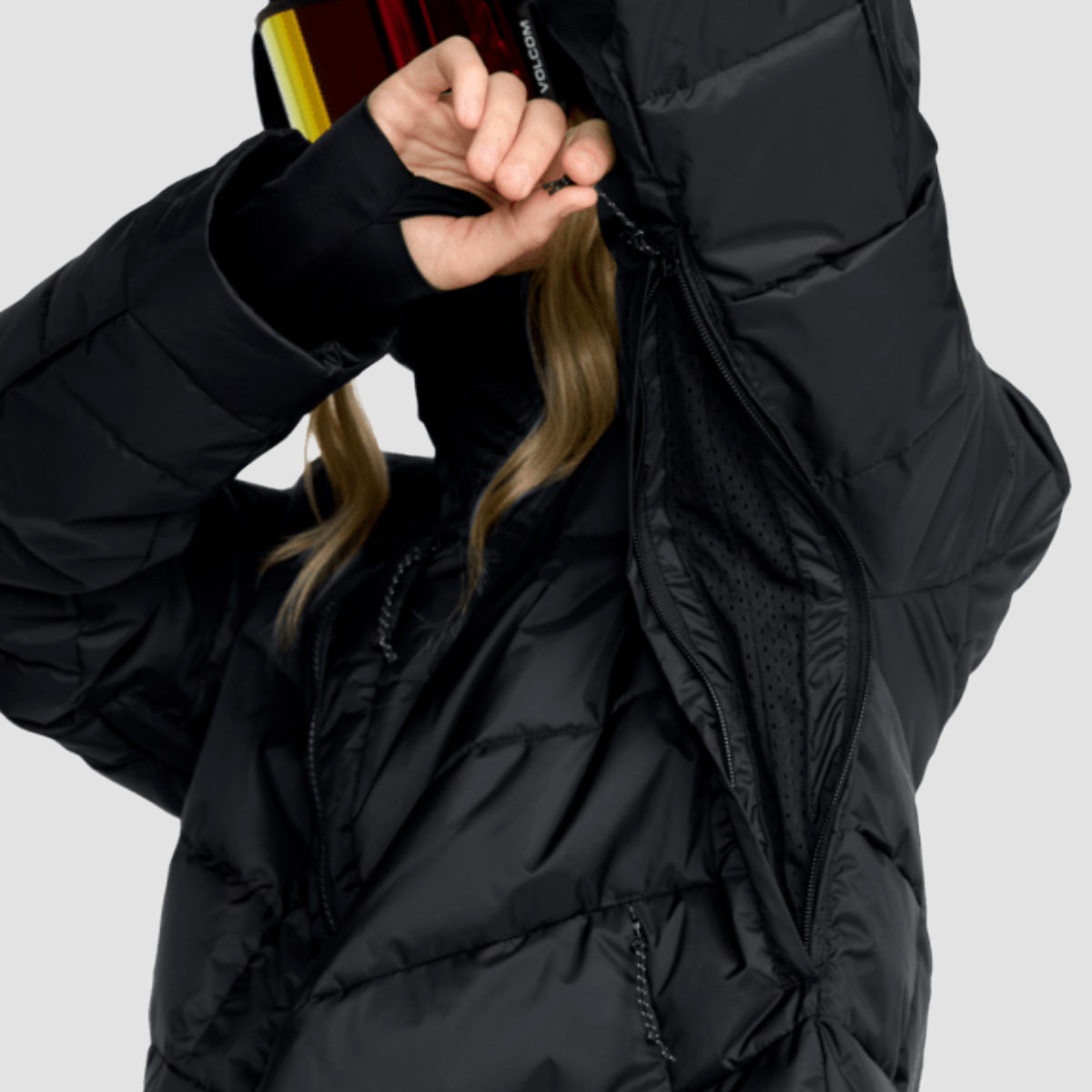 Volcom Estes Puff 10K Snow Jacket Black - Womens