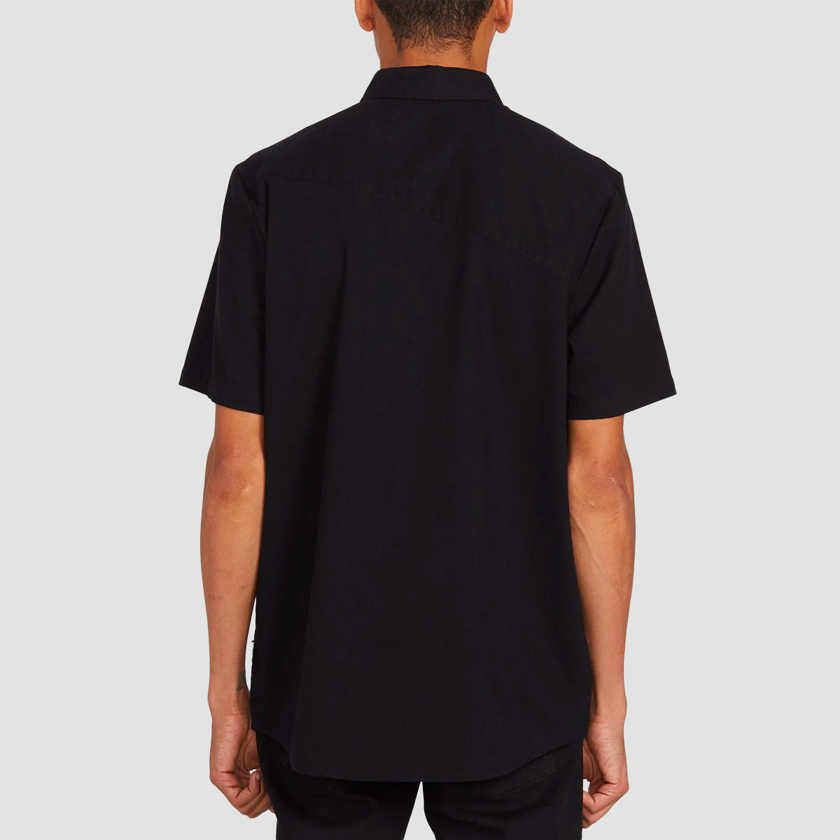 Volcom Everett Oxford Short Sleeve Shirt New Black