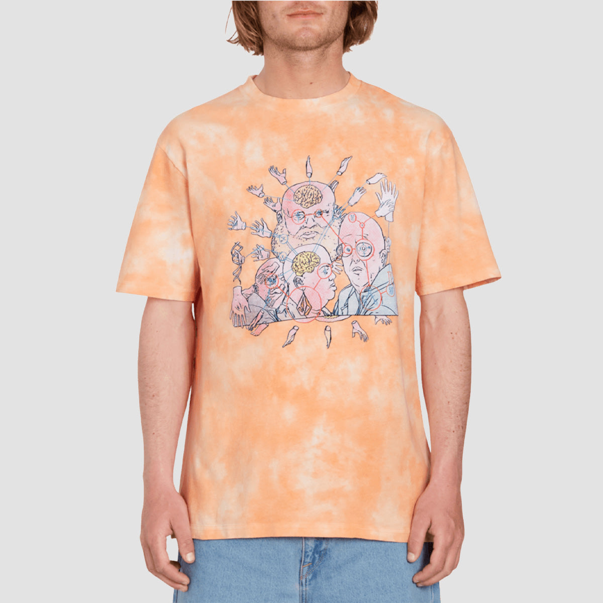 Volcom FA Ed Merlin Murray 1 LSE T-Shirt Peach Bud