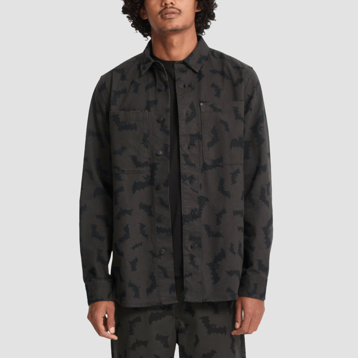 Volcom FA JJ Villard Longsleeve Shirt Rinsed Black